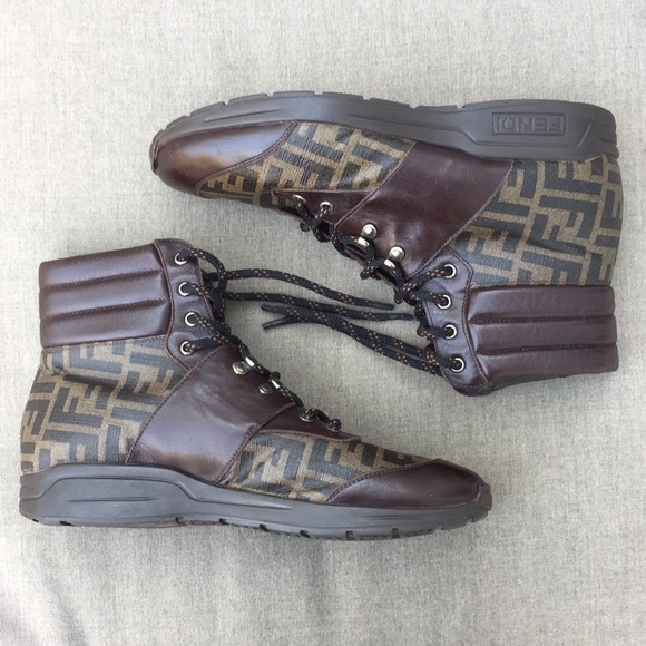 Fendi Other - FENDI Zucca Italian Trecking Boot